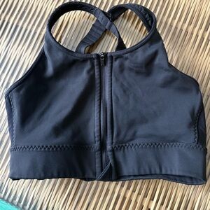Athleta zip sports bra